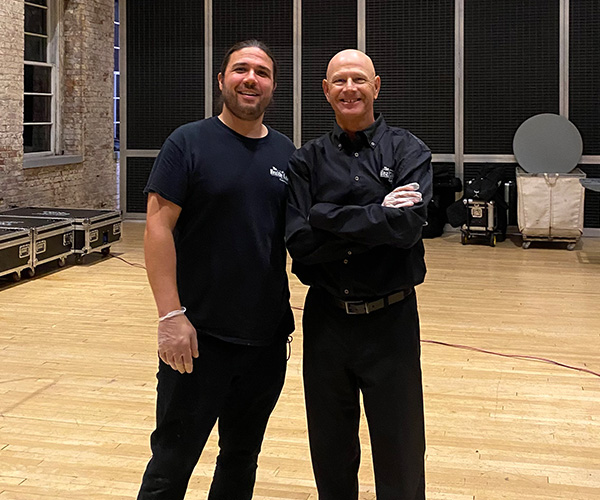 Healthy Cafe Catering staff at an event venue